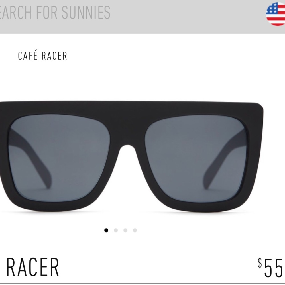 QUAY cafe racer sunglasses matte black